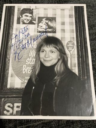 Katy Manning Dr Who Signed Photograph
