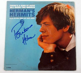 Peter Noone Signed Lp Record Album Herman 