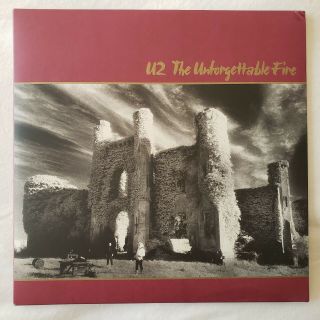 U2 The Unforgettable Fire Lp Record Red Wine Vinyl Ltd.  Ed.  Fast