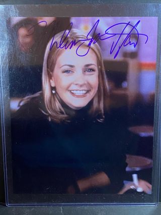 Signed Melissa Joan Hart Photo Autograph " Sabrina Teenage Witch  Clueless " Auto