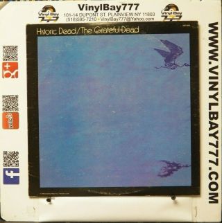 12 " Lp Vg,  The Grateful Dead Historic Dead 1971 Sunflower / Mgm Snf - 5004