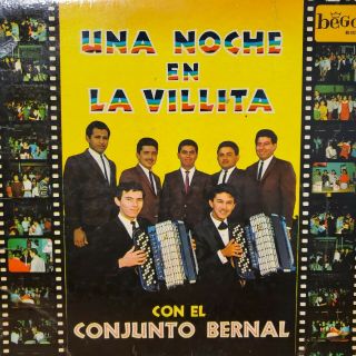“tejano Tex - Mex  Conjunto Bernal  Una Noche En La Villita  Rare Lp "