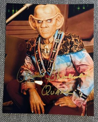 In Person Signed Autograph Of Armin Shimerman As Quark In Star Trek