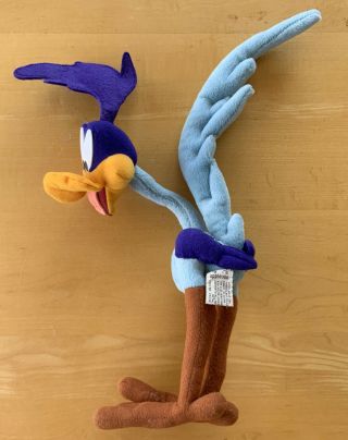Vintage Posable Road Runner Plush Toy 1994 Applause Looney Tunes Stuffed 16 "