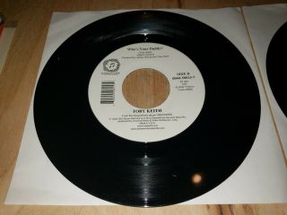 Toby Keith " Whos Your Daddy " How Do You Like Me Now Ex 45 Rare