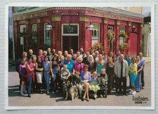 25 Eastenders Unsigned Castcards,  1 Pre - Printed Photograph 8 X 6.