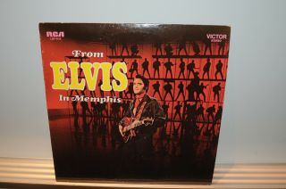 Elvis Presley Rca Lsp - 4155 From Elvis In Memphis Lp 1968 Rca Victor Records N.  Y.