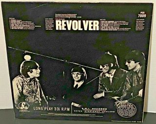 THE BEATLES Revolver PARLOPHONE Silver / Black Label LP EX Vinyl Dr.  Robert 2