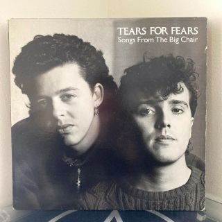 Tears For Fears Songs From The Big Chair Lp 1985 Mercury Orig Us Press Vg,  / Vg,