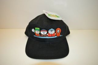 Vintage 1999 Comedy Central South Park Stan Kyle Cartman Kenny Snapback Hat Cap