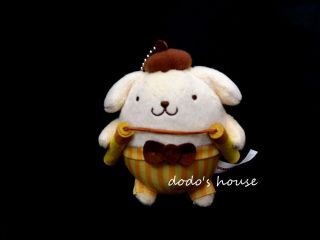 Sanrio Japan Pom Pom Purin Cafe Nunchaku Plush Doll Mascot