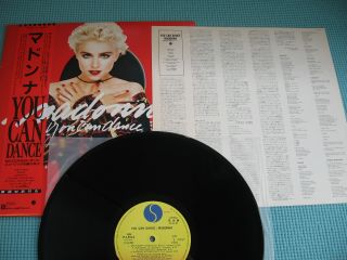 MADONNA PROMO Record LP You Can Dance 1987 Japan P - 13514 OBI 2
