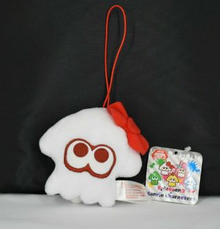 Splatoon 2 Sanrio Characters Hello Kitty Squid Ika Plush Mascot 3 "