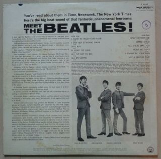 Beatles Meet the Beatles (7) T - 2047 US Scranton Mono press LP capitol (P4) 3