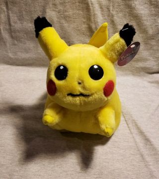 Pokemon Pikachu Vintage 1999 Stuffed Animal Plush Toy Doll Detective -
