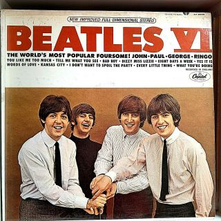 Beatles Vi The Beatles 1968 Vinyl Capitol Records Los Angeles Pressing