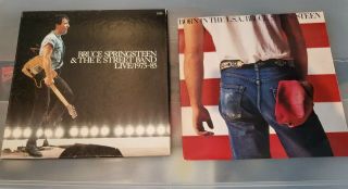 Bruce Springsteen & The E Street Band Live/1975 - 85 And Born In The Usa Lp Albums