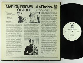 Marion Brown Quartet - La Plactia Live In Willisau LP - Timeless Muse VG,  PROMO 2