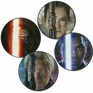 Star Wars: Force Awakens Movie Soundtrack Vinyl Picture Disc 2 Lp