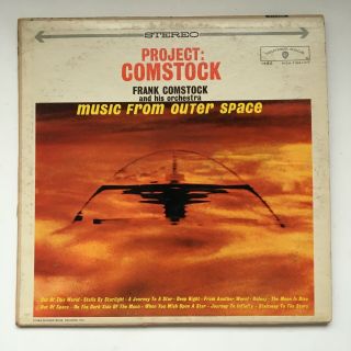 Project Comstock Music From Outer Space Lp 1962 Frank Comstock