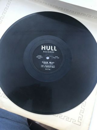 The Heartbeats Hull 78 Rpm “people Are Talking " “ Your Way” H - 716 Vg,
