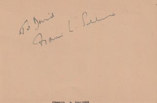 FRANCIS L SULLIVAN d@53 (Gt Expectations) signed pg & JEAN RENOIR French Director 3
