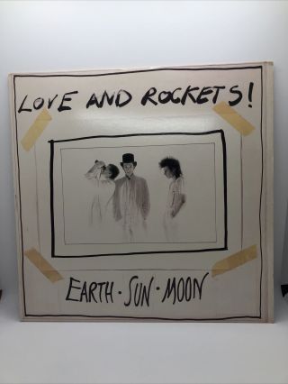Love And Rockets ‎ - Earth Sun Moon Lp - Vinyl Record 1987 Punk Rock