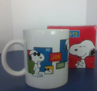 Vintage Peanuts Snoopy " Joe Cool " Westland Coffee Mug