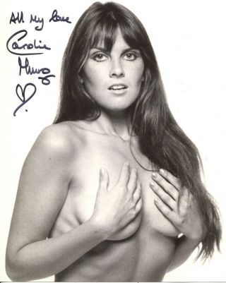 007 Bond Girl Caroline Munro Signed Saucy Topless 8x10 Photo