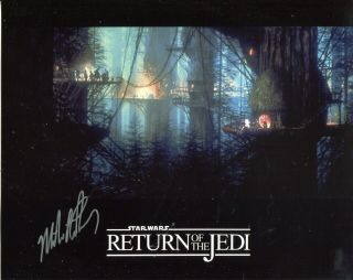 Star Wars Return Of The Jedi 8x10 Photo Signed By Ewok Michael Henbury