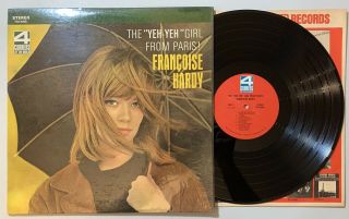 Francoise Hardy - The Yeh Yeh Girl From Paris 1966 Lp 4 Corners Fcl - 4208 Vg,