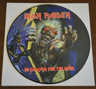 Iron Maiden No Prayer For The Dying Picture Disc 12  Vinyl Lp Promo Ltd Rare Nm