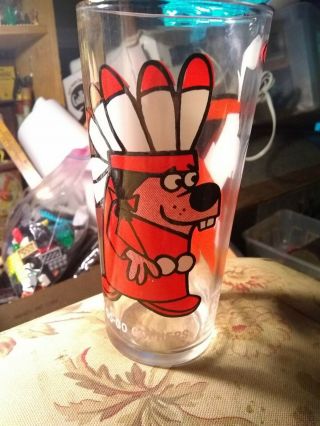 Pepsi Collector Series Go - Go Gophers Character Glass 1970s