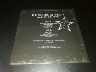 the Sisters Of Mercy - land of the kings - lp - coloured vinyl 2