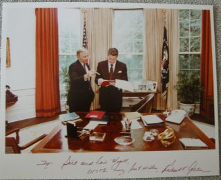 Richard V.  Allen,  Assistant To The President Reagan Autographed Photo