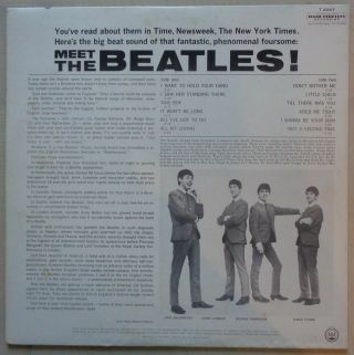 Beatles Meet the Beatles (17) T - 2047 US Scranton mono press LP capitol (P4) 3
