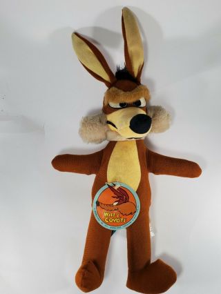Vintage Wile E Coyote 18 " Plush 1971 Looney Tunes Warner Bros Mighty Star