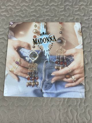 Madonna ‎like A Prayer Lp Vinyl Record 1989 Pressing 1 - 25844
