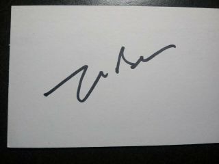 Tony Banks Authentic Hand Signed Autograph 3x5 Index Card Phil Collins - Genesis