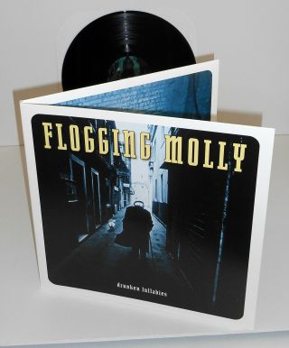 Flogging Molly Drunken Lullabies Lp Vinyl Record With Fold - Out Cover
