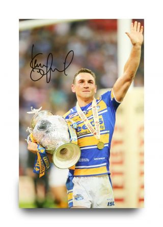 Kevin Sinfield Signed Autograph 12x8 Inch Photograph Leeds Rhinos Rugby Photo
