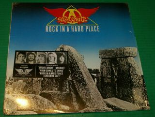 Aerosmith Rock In A Hard Place 1982 1st Press Fc 38061 Vinyl=nm - | Cover=nm -