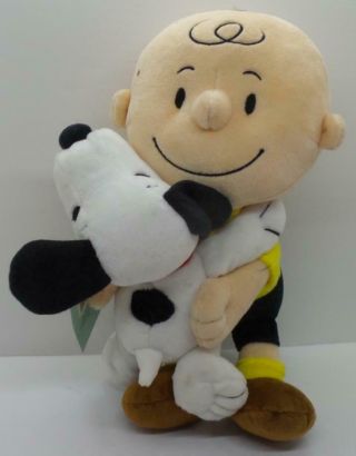 Hallmark Happiness Is A Hug From A Friend Peanuts Charlie Brown Snoopy Plush Nwt