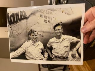 Us Wwii Ace Frederick Dick Signed Photo - 6 Kills