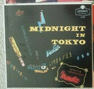 " Midnight In Tokyo " Vintage Jazz Recorded Live Night Club Nm Lp London Ll 3075