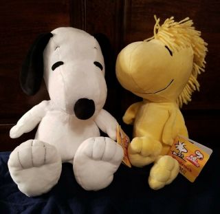 Kohls Cares 2019 Peanuts Gang Snoopy & Woodstock 14 " Plush With Tags
