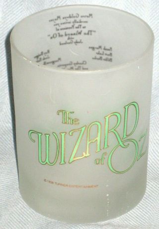 Wizard Of Oz Glass Cup Of Red Carpet Premiere Invitation (judy Garland)