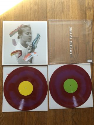 The National - I Am Easy To Find 2xlp Cherry Tree Club Edition Red/purple Vinyl