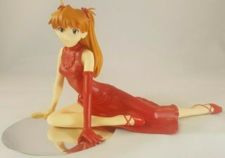 Asuka Langley Bianco E Colore Rosso Red Dress Ex Figure Extra Evangelion Sega