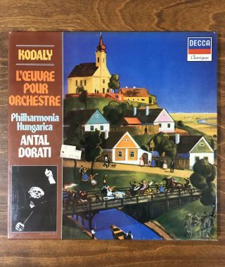Rare Antal Dorati - Kodaly Orchestral Decca 3 Lps Box Set